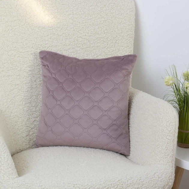 Подушка декоративна 50×70 ТЕП VELOUR орхідея Orchid, велюр, м’яка, антиалергенна - зображення 3