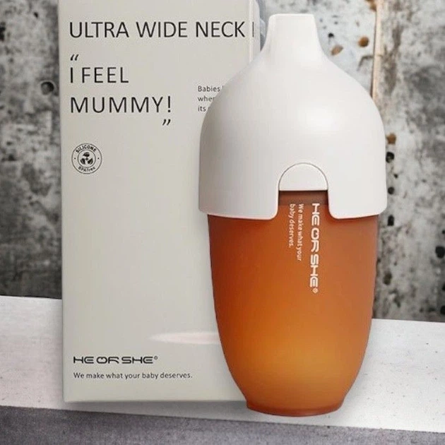Пляшечка антіколікова HEORSHE Bottle - Gray, 240 мл - Фото 6 Пляшечка антіколікова HEORSHE Bottle - Gray, 240 мл - зображення 6