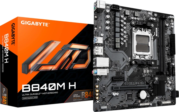 Płyta główna Gigabyte B840M H (sAM5, AMD B840, PCI-Ex16) - obraz 4