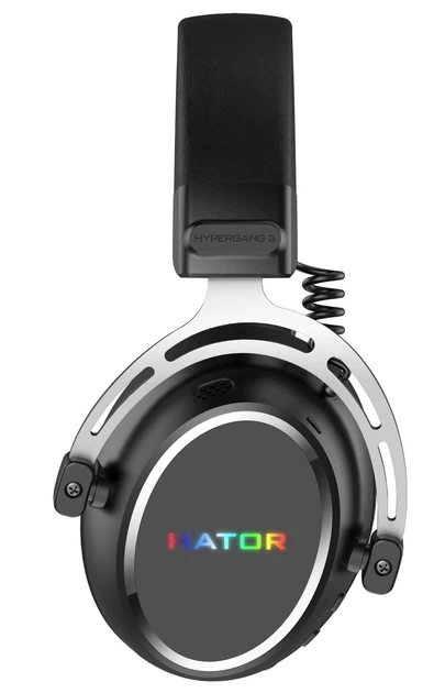 Игровая гарнитура HATOR Hypergang 3 Hi-Res Wireless Black (ESH55) - Фото 8 Игровая гарнитура HATOR Hypergang 3 Hi-Res Wireless Black (ESH55) - изображение 8
