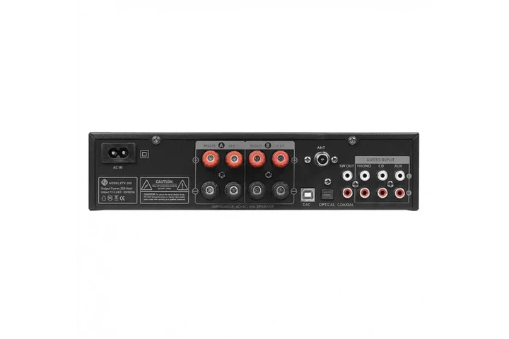 Стерео підсилювач DV audio KTV-200 з Bluetooth та USB - зображення 2