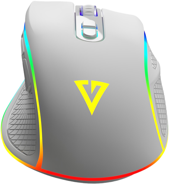 Mysz Modecom Volcano Veles RGB USB White (M-MC-VELES-200) - obraz 2