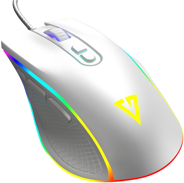 Mysz Modecom Volcano Veles RGB USB White (M-MC-VELES-200) - obraz 4