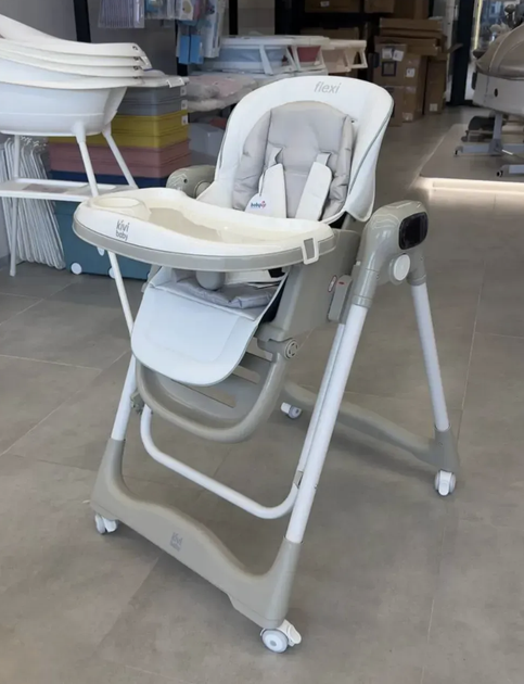 Стільчик-гойдалка 2 в 1 Kivibaby Flexi Grey - зображення 2