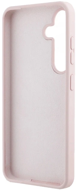 Панель Guess Silicone Big 4G Logo Bottom Script для Samsung Galaxy S25 Pink (3666339449407) - зображення 3