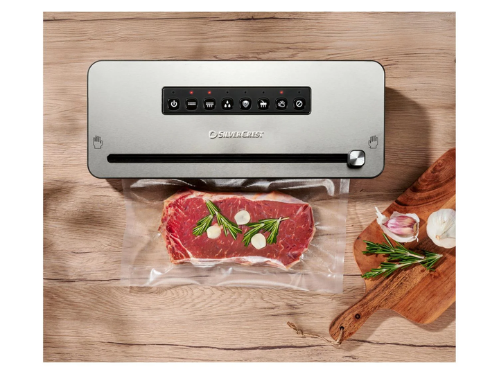 Вакуумний пакувальник для продуктів SilverCrest SVEB 160 C4 160 Вт Нержавіюча сталь - зображення 10