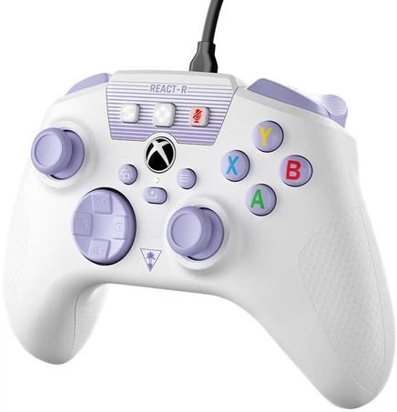Przewodowy kontroler Turtle Beach React R XBX/XB1/PC White/Purple (731855007325) - obraz 2