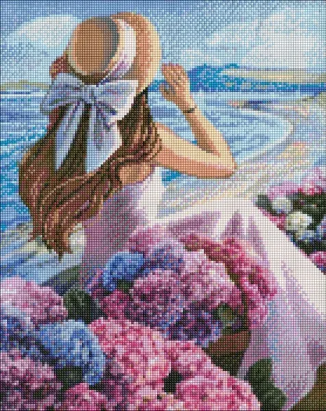 Алмазна мозаїка (AMO7384) Квітуче узбережжя ©Kira Corporal, 40 х 50 см Ідейка - Фото 1 Алмазна мозаїка (AMO7384) Квітуче узбережжя ©Kira Corporal, 40 х 50 см Ідейка - изображение 1