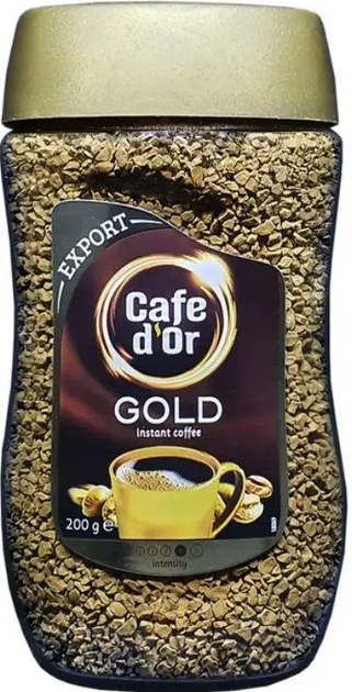 Кофе растворимый Cafe D'or Gold Export 200г - Фото 1 Кофе растворимый Cafe D'or Gold Export 200г - изображение 1