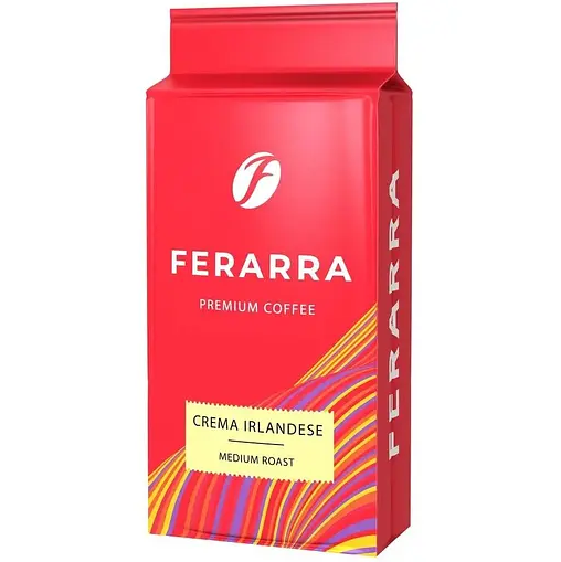 Кофе молотый Ferarra Crema Irlandese 250г - Фото 1 Кофе молотый Ferarra Crema Irlandese 250г - изображение 1