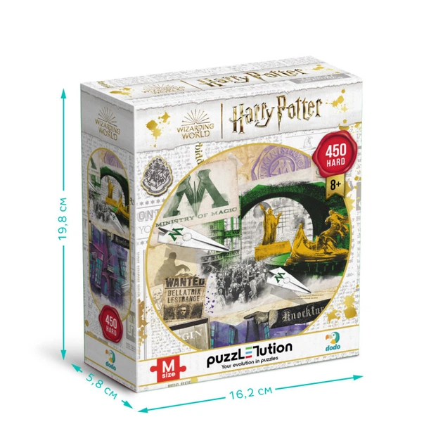 Пазл классический "Harry Potter. Министерство магии и Аллея Ноктерн" 200504, 450 элементов - изображение 3
