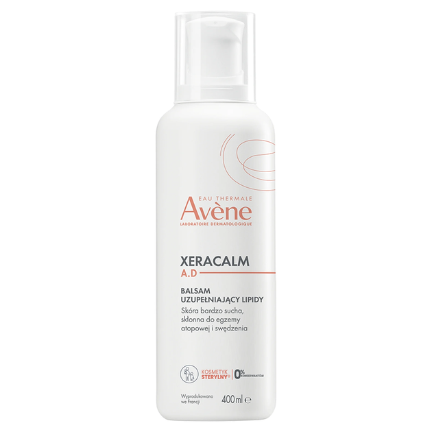 Авен (Avene) XeraCalm A.D — липидовосстанавливающий бальзам для очень сухой и атопической кожи, 400 мл - Фото 1 Авен (Avene) XeraCalm A.D — липидовосстанавливающий бальзам для очень сухой и атопической кожи, 400 мл - изображение 1