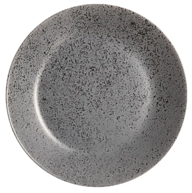 Тарілка десертна 18 см Luminarc Slate Black V0117 - Фото 1 Тарілка десертна 18 см Luminarc Slate Black V0117 - зображення 1