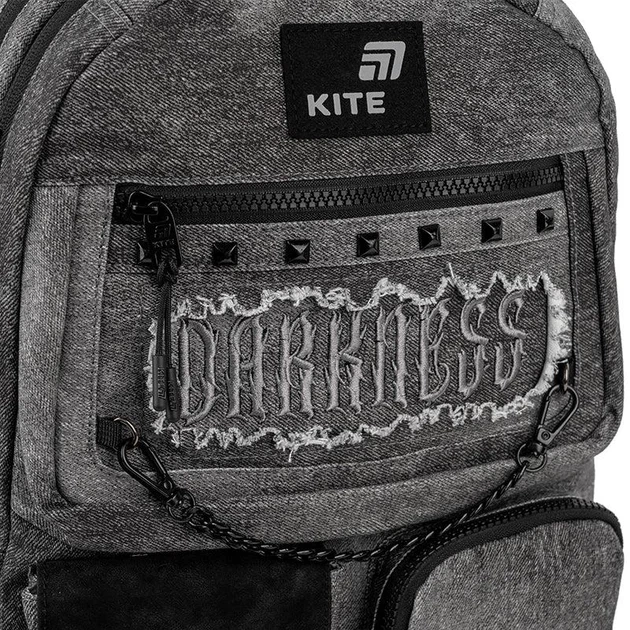 Рюкзак шкільний + пенал Kite Education teens Darkness K26-2587M-5 - зображення 7