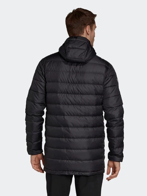 Чоловіча куртка Essentials Down Parka чорний S - Фото 4 Чоловіча куртка Essentials Down Parka чорний S - зображення 4
