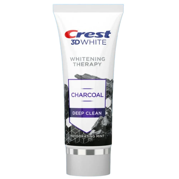 Отбеливающая зубная паста с активированным углем Crest 3D White Whitening Therapy Deep Clean Charcoal, 130 г - Фото 1 Отбеливающая зубная паста с активированным углем Crest 3D White Whitening Therapy Deep Clean Charcoal, 130 г - изображение 1