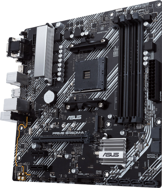 Материнська плата Asus B450M-A II Prime Socket AM4 (PRIME B450M-A II) Б/В - зображення 2