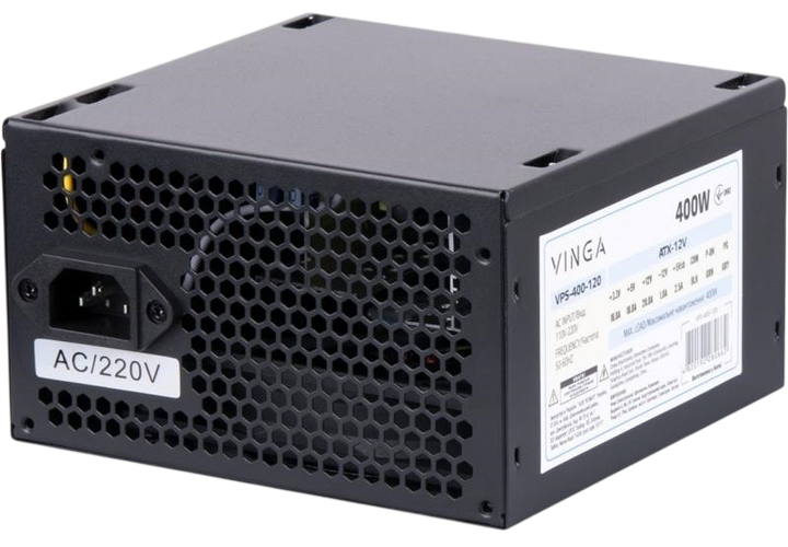 Блок живлення Vinga 400W ОЕМ (VPS-400-120) - зображення 5