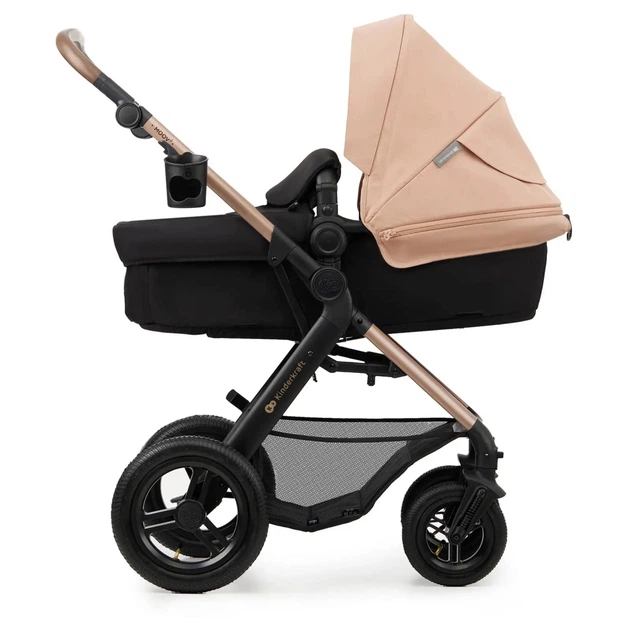 Коляска Kinderkraft 3 в 1 Moov 2 Air Sand Beige (KSMOOV02BEG0000) (5902533925773) - Фото 5 Коляска Kinderkraft 3 в 1 Moov 2 Air Sand Beige (KSMOOV02BEG0000) (5902533925773) - изображение 5