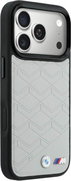 Etui BMW M Shape Logo MagSafe do Apple iPhone 17 Pro Max Grey (3666339481353) - obraz 4
