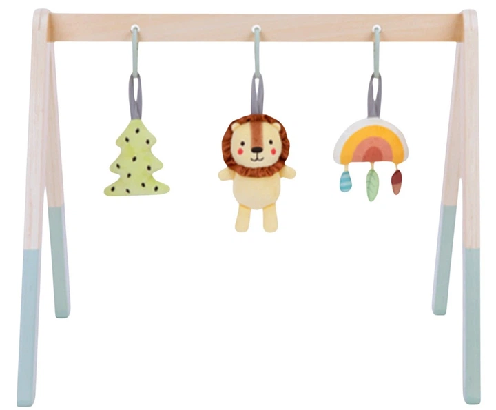 Розвивальна стійка Tooky Toy Baby Gym 3 плюшеві підвіски (6972633378013) - зображення 3