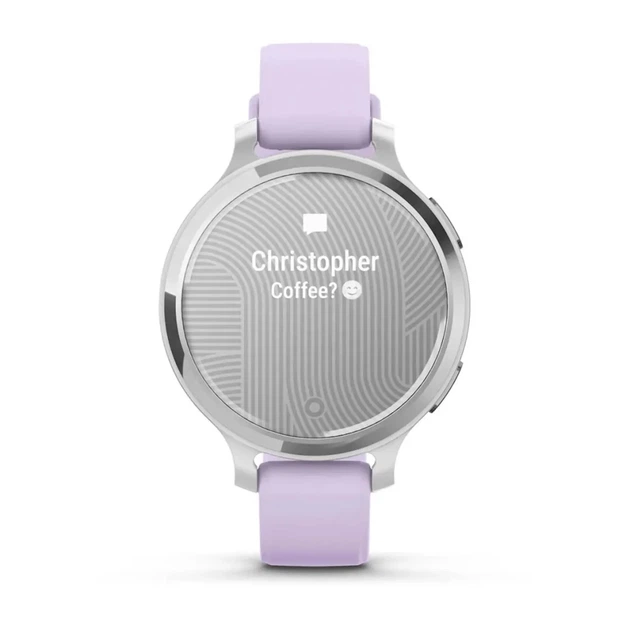 Смарт-часы Garmin Lily 2 Active, Silver/Jasmine Purple, Silicone, (010-02891-01) - Фото 8 Смарт-часы Garmin Lily 2 Active, Silver/Jasmine Purple, Silicone, (010-02891-01) - изображение 8