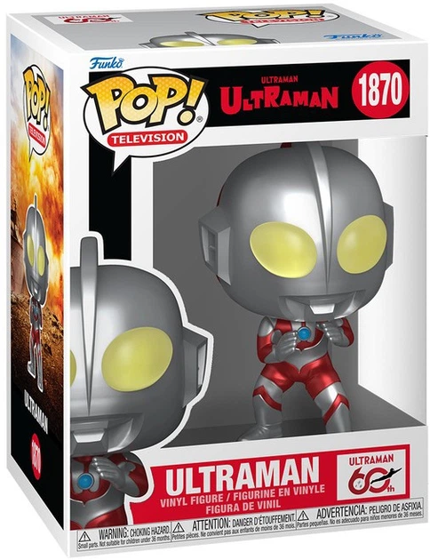 Фигурка Funko Pop! Ultraman Metallic 10.9 см 91517 (889698915175) - Фото 1 Фигурка Funko Pop! Ultraman Metallic 10.9 см 91517 (889698915175) - изображение 1
