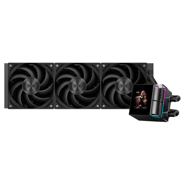 Водяное охлаждение PCCooler DC360 Display Black (DS360-BKNWXY-GL) - Фото 1 Водяное охлаждение PCCooler DC360 Display Black (DS360-BKNWXY-GL) - изображение 1