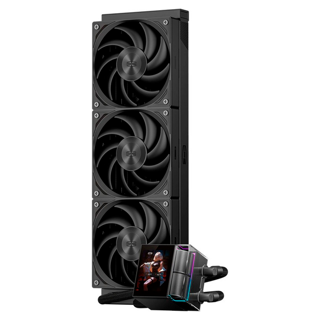 Водяное охлаждение PCCooler DC360 Display Black (DS360-BKNWXY-GL) - Фото 2 Водяное охлаждение PCCooler DC360 Display Black (DS360-BKNWXY-GL) - изображение 2