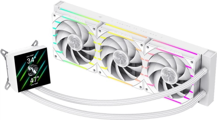 System chłodzenia cieczą GameMax HAILSTORM 360 WH - Zdjęcie 1 System chłodzenia cieczą GameMax HAILSTORM 360 WH - obraz 1