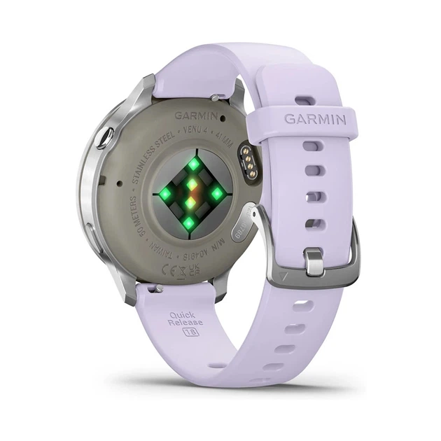 Смарт-часы Garmin Venu 4 (41mm), Gray w/ Silver + Periwinkle, GPS смарт-годинник (010-03013-01) - изображение 6