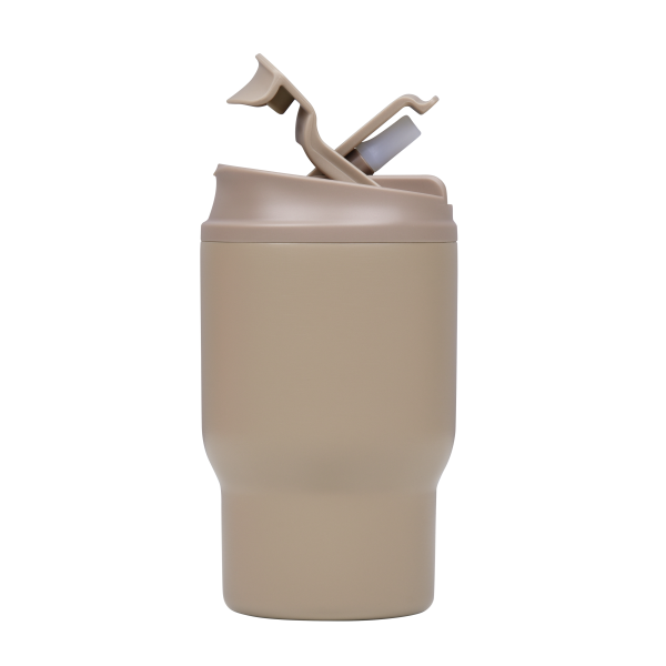 Термочашка для кофе нержавеющая сталь с крышкой 360 мл 63mugs бежевый - изображение 2