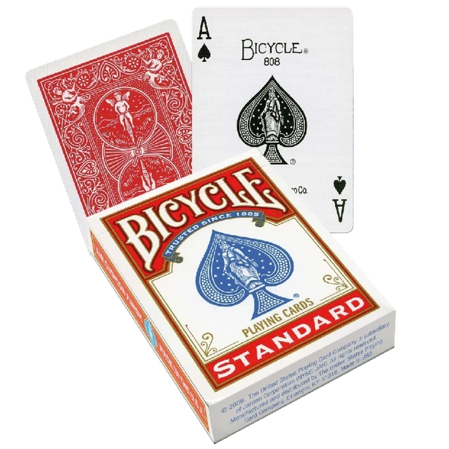 Гральні карти Bicycle Standard Playing Cards Червоні - Фото 4 Гральні карти Bicycle Standard Playing Cards Червоні - зображення 4