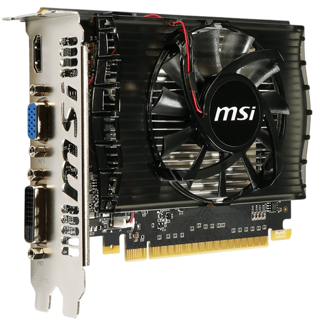 Відеокарта GeForce GT 730 2GB MSI (N730-2GD3V2) Б/В - изображение 2