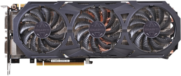 Відеокарта GeForce GTX 980 4GB Gigabyte Gaming (GV-N980G1 GAMING-4GD) Б/В - Фото 2 Відеокарта GeForce GTX 980 4GB Gigabyte Gaming (GV-N980G1 GAMING-4GD) Б/В - зображення 2