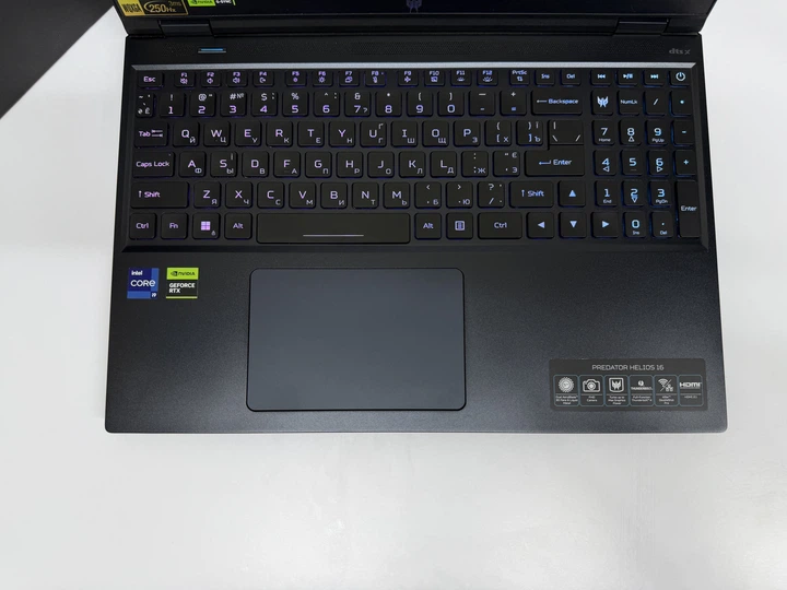 Ігровий ноутбук Acer Predator Helios 16 — RTX 4080 / i9 / 2.5K 240Hz - Б/В - зображення 8