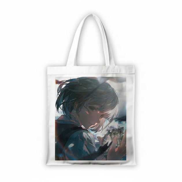 Сумка-шопер Атака титанов Attack on Titan Армин Арлерт 39x35 см белая из льна 11396 - Фото 1 Сумка-шопер Атака титанов Attack on Titan Армин Арлерт 39x35 см белая из льна 11396 - изображение 1