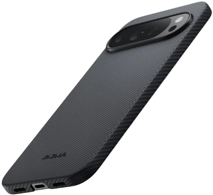 Чохол Pitaka Ultra-Slim Case Classic Twill 600D для Google Pixel 10 Pro XL Black/Grey (741654367704) - зображення 3