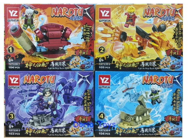 Конструктор Наруто Ніндзя Какаші та Вовк ABC Naruto Ninja Kakashi & Wolf - зображення 3