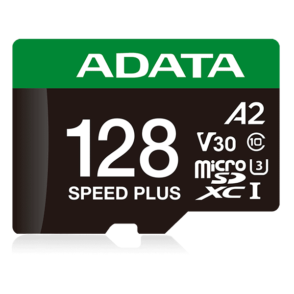 Карта пам'яті microSDXC (UHS-1 U3) A-DATA SPEED PLUS 128Gb Class 10 V30 A2 (R-180Mb/s W160Mb/s) (adapter SD) (UD128GUI3V30A2SP-RA1) - Фото 3 Карта пам'яті microSDXC (UHS-1 U3) A-DATA SPEED PLUS 128Gb Class 10 V30 A2 (R-180Mb/s W160Mb/s) (adapter SD) (UD128GUI3V30A2SP-RA1) - изображение 3