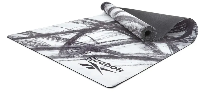 Килимок для йоги Reebok Natural Rubber Yoga Mat 32 мм, біло-сірий - Фото 1 Килимок для йоги Reebok Natural Rubber Yoga Mat 32 мм, біло-сірий - изображение 1