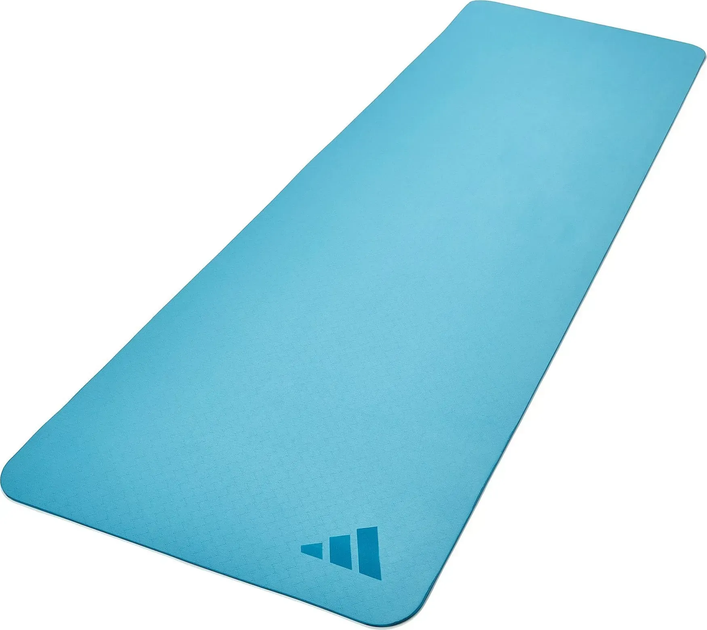 Килимок для йоги Adidas Premium Yoga Mat 5 мм, блакитний - Фото 5 Килимок для йоги Adidas Premium Yoga Mat 5 мм, блакитний - изображение 5