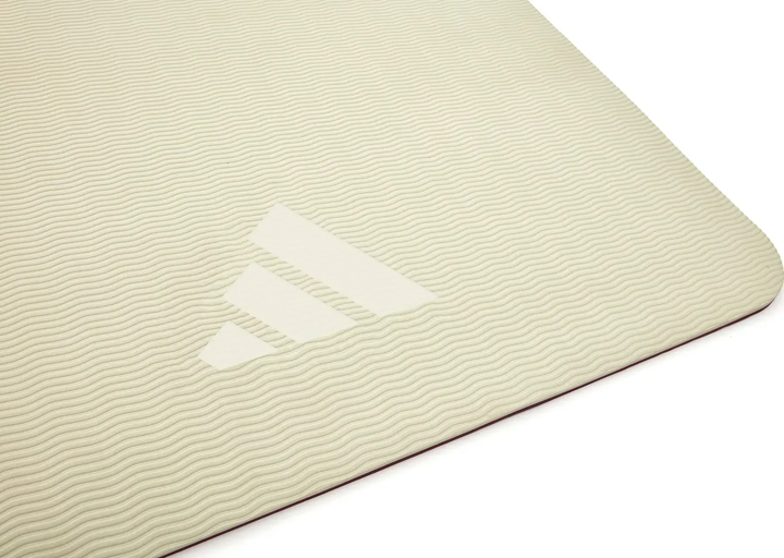 Килимок для йоги Adidas Double Sided Yoga Mat 6 мм, біло-рожевий - изображение 6