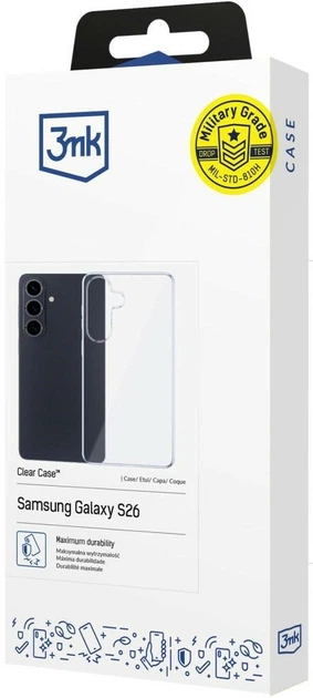 Чохол 3MK Clear Case для Samsung Galaxy S26 Trasparent (5903108684361) - зображення 4