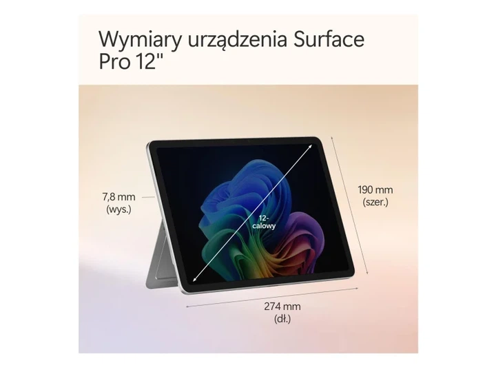 Ноутбук Microsoft Surface Pro 12 XPlus/16GB/256GB/Win11 Platinum (EP2-33670DX) - изображение 3