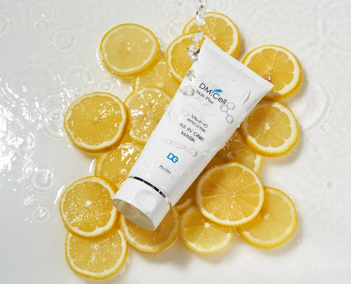 DM.Cell (ДіЕм.Селл) Vital C Enzyme All In One Mask — освітлююча ферментна маска для обличчя 180 мл, з вітаміном С, ензимний пілінг - Фото 2 DM.Cell (ДіЕм.Селл) Vital C Enzyme All In One Mask — освітлююча ферментна маска для обличчя 180 мл, з вітаміном С, ензимний пілінг - зображення 2