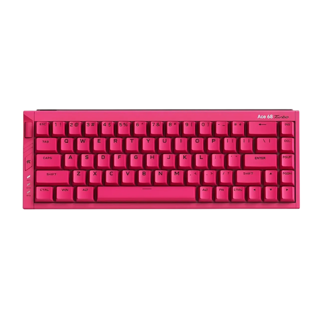 Клавіатура MCHOSE Ace 68 Turbo Mount Tai Magnetic Switch GT Berry Red - Фото 1 Клавіатура MCHOSE Ace 68 Turbo Mount Tai Magnetic Switch GT Berry Red - зображення 1