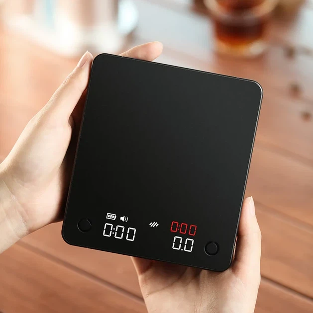 Кухонные весы zeroHero Mini Travel Coffee Scale для кофе с таймером и дисплеем, точность 0,1 г (36D676FD3D74) - изображение 3