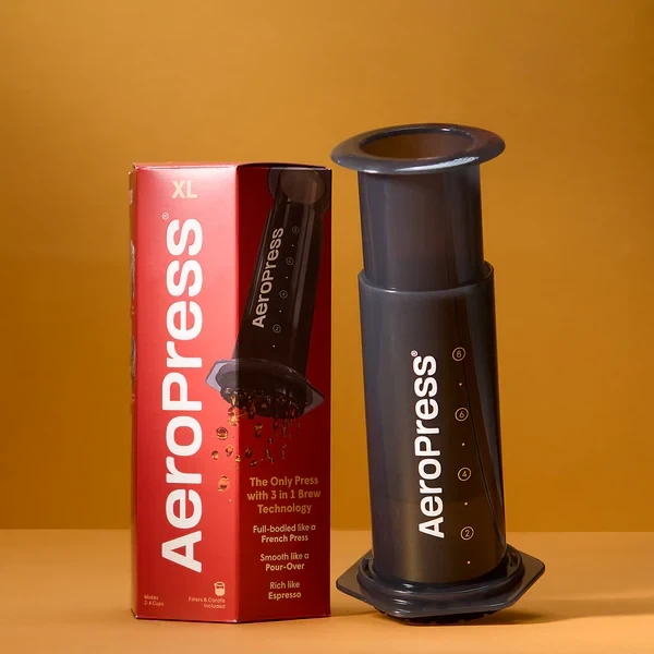 Аэропресс для заваривания кофе пластик 0.3 литра AeroPress темный прозрачный - изображение 5