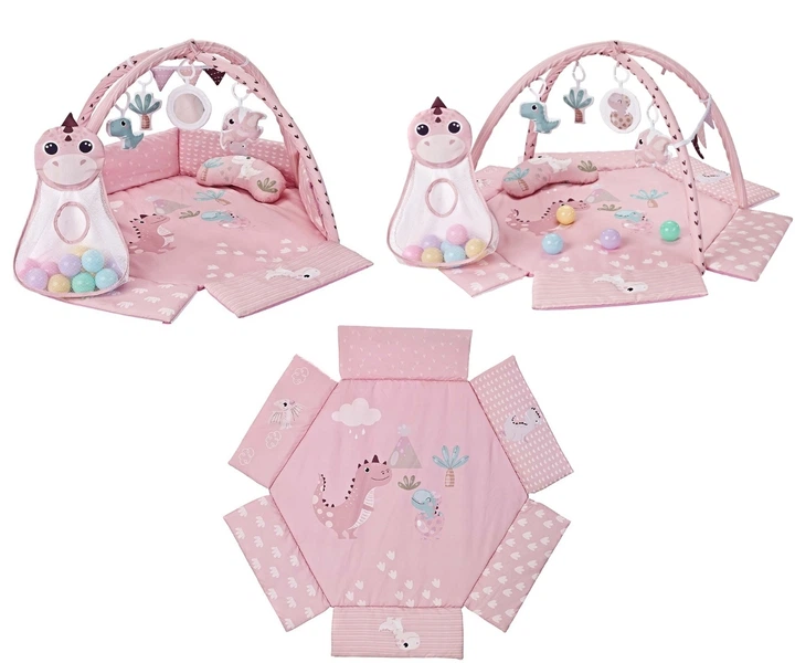 Сенсорний килимок TinyMini розвивальний Dino Pink CC9881 (5907090700962) - зображення 3